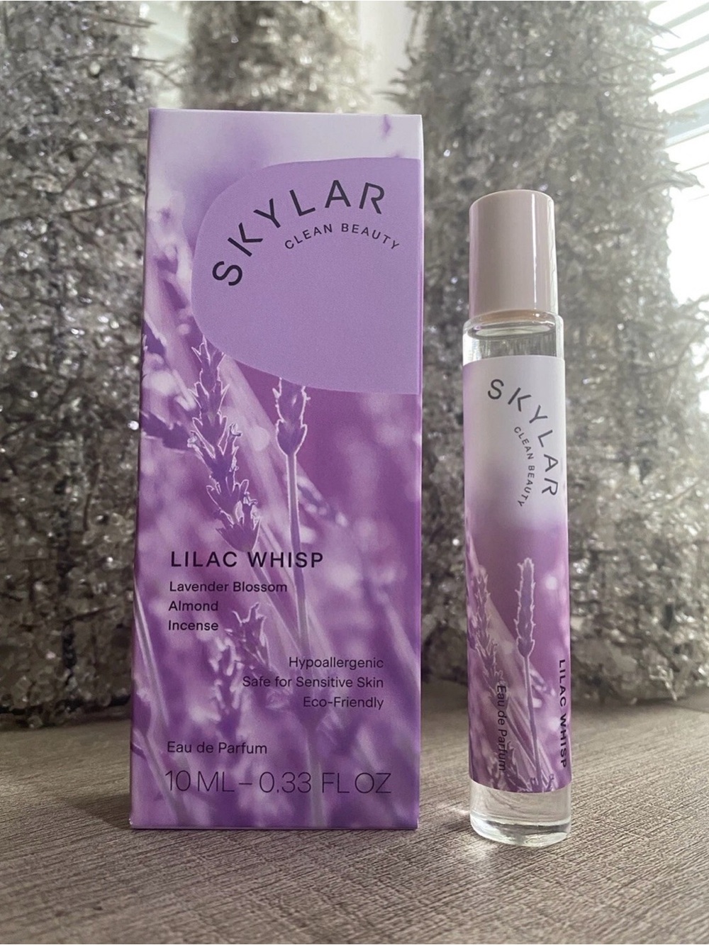 Skylar Eau de Parfum Lilac Whisp .33 oz glass rollerball - NIB